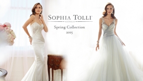 Ανοιξιάτικη νυφική collection για το 2015 από την Sophia Tolli